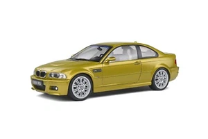 2000 BMW M3 (E46) PHOENIX YELLOW 1:18 by SOLIDO MODELS S1806501 NEW IN BOX - Picture 1 of 10