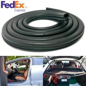 9.84 Feet Black Rubber Car Door Seal Weatherstrip Body Mounted Accessories US - Picture 1 of 11