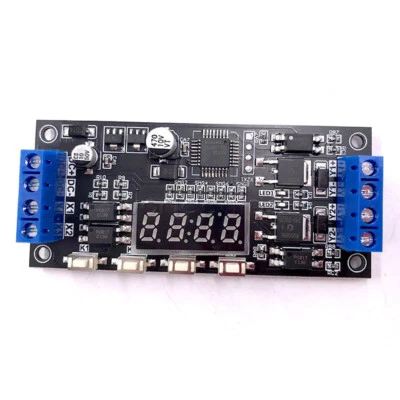 DC12V/24V MOS Digital Time Delay Relay Cycle Timer Switch Timing Control Module - Image 1 of 4