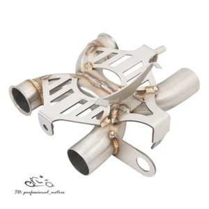 Tubo X de escape de enlace medio modificado para Triumph Bonneville T100 T120 Thruxton 1200 - Imagen 1 de 6