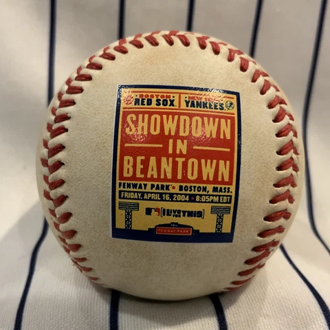 Showdown In Beantown Yankees Red Sox 2004 Souvenir baseball collectible ball Cover