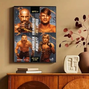 UFC 314 Volkanovski vs Lopes Autographed Event Poster - Picture 1 of 2