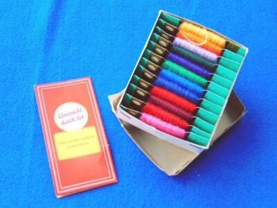 German Yarn Yarn Very Old Sewing Kit Advertising Gift Wool Patch Kit Unique YA - Image 1 of 4