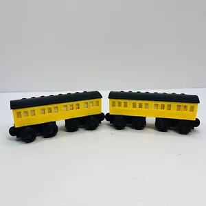 Wooden Railway Compatible Yellow Passenger Coachs Custom Thomas & Friends Brio - Picture 1 of 9
