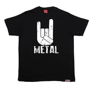 T-SHIRT Metal Hand Band Music Rule Rock Heavy Fashion divertente regalo compleanno - Foto 1 di 27