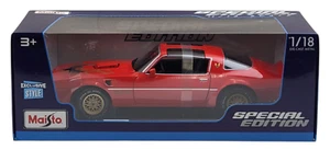 Maisto Special Edition 1:18 Scale Pontiac Firebird Trans Am Diecast Car - Red - Picture 1 of 6