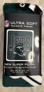“ New “ NFL New York Jets Fleece Throw Blanket, 50" x 60", Super Soft Ships 24Hr - Picture 1 of 1