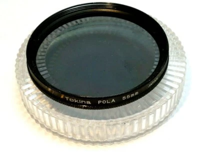 Tokina 55mm Polarizer PL with plastic case made in Japan POLA genuine OEM AT-X - Image 1 of 4