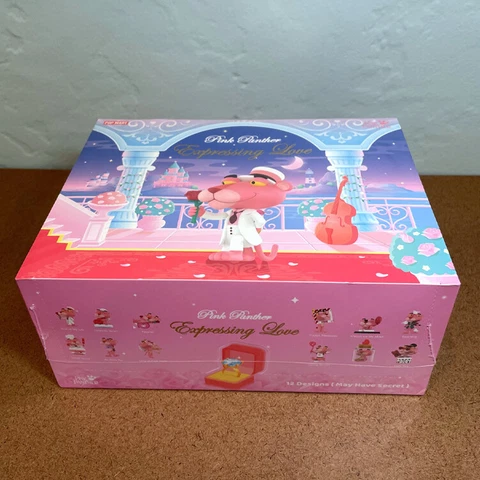Pop Mart Pink Panther x Expressing Love Blind Box Set Case [12 Mini Figures] Cover