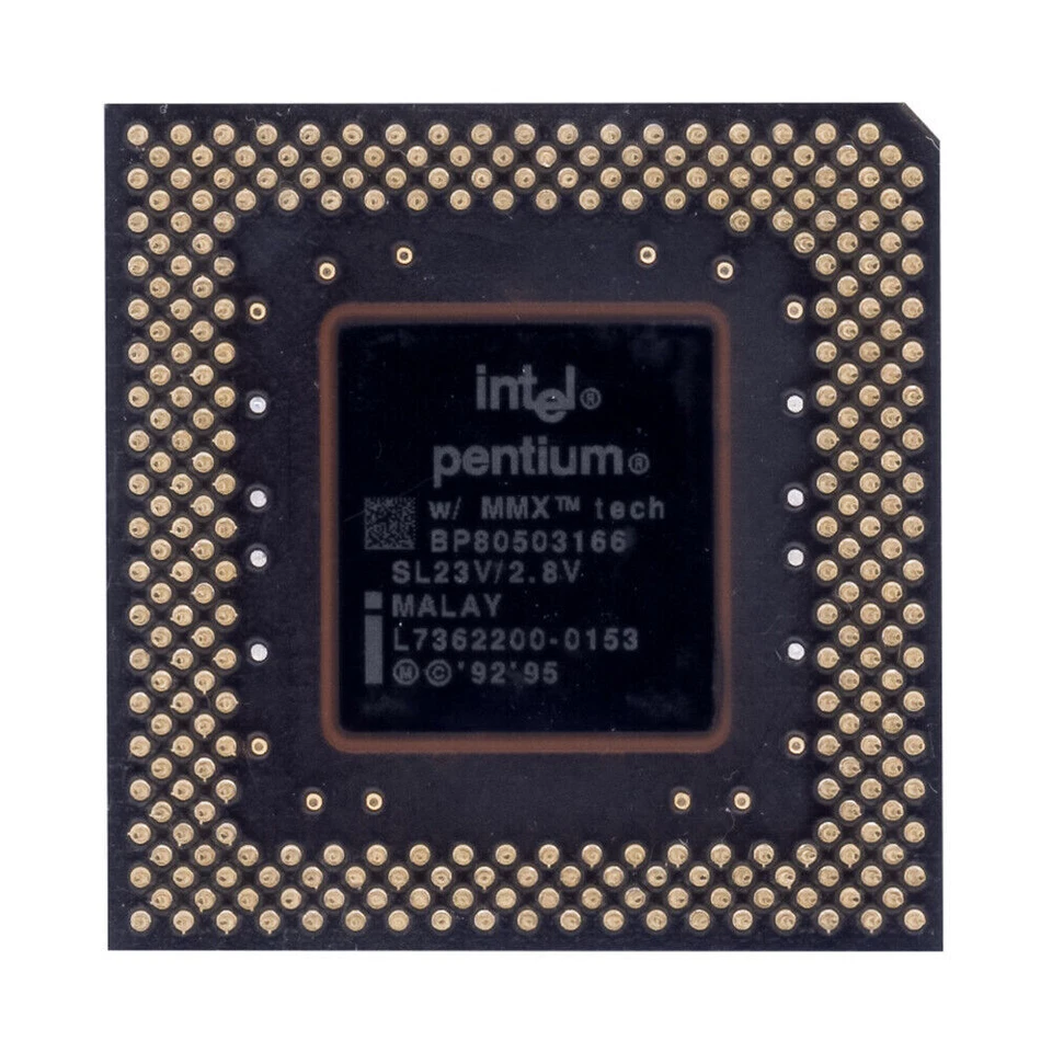 INTEL PENTIUM MMX SOCKET 7 166MHz SL23V - Image 1 of 1