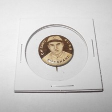 1910-12 Sweet Caporal Baseball Pin Jimmy Scheckard (Sheckard) Cubs Near Mint
