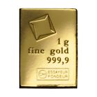 1 gram Gold CombiBar? Valcambi Suisse .9999 Fine Gold Bar