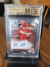 2017 Bowman Chrome Nick Senzel Prospect Auto Autograph #CPA-NS BGS 9.5/10 Reds