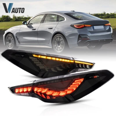 Juego de actualización de luces traseras OLED de humo para BMW serie 4 2020-2024 M4 G82 G83 G22 G23 Foto 1 de 4