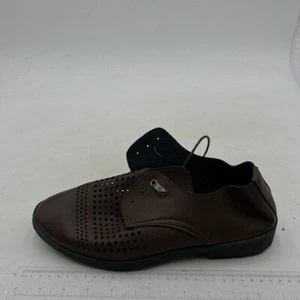 Brown Men's Comfortable Dress Loafers Slip On Formal Business Work Shoes - Picture 1 of 7