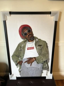 Póster original Supreme x Andre 3000 enmarcado - Imagen 1 de 3