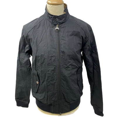 Chaqueta Barbour X Steve McQueen Rectificadora Harrington Negra M Motociclista L13 Foto 1 de 4