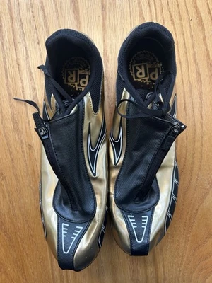 Zapatos para correr Brooks Sprint dorados y negros PR 10,45 con cordones y cremallera talla 12 Foto 1 de 4