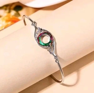 Kristall Phoenix Armband Damen Schmuck Geschenk Silber Geburtstag Liebe  - Bild 1 von 5