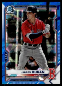 2021 Bowman Chrome Sapphire Jarren Duran Boston Red Sox #BCP-135 - Bild 1 von 2