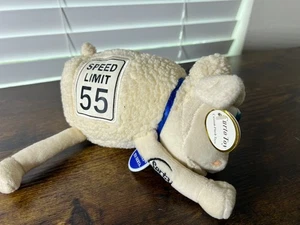 Vintage Serta Mattress Counting Sheep #55 Stuffed Toy Plush Lamb Advertisement - Picture 1 of 8
