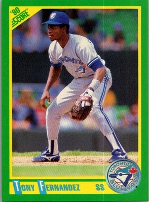 1990 Score Tony Fernandez #89 Toronto Blue Jays - Image 1 of 2