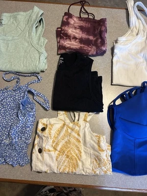 Лот из 7 майок размер средний норка розовый американский орел Rue 21 дикая басня жокей - Изображение 1 из 4