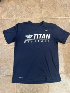 Nike M Westminster College Titan Baseball Kurzarm blau Dri-Fit T-Shirt NCAA - Bild 1 von 8