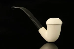 srv - Kalebassenblock Meerschaumpfeife mit bestücktem Koffer M3479 - Bild 1 von 7
