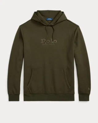 Polo Ralph Lauren Doble Tejido Sudadera con Capucha Para Hombres M Fieltro Verde Big Pony Nuevo con Etiquetas $228+Precio de venta sugerido por el fabricante Foto 1 de 4