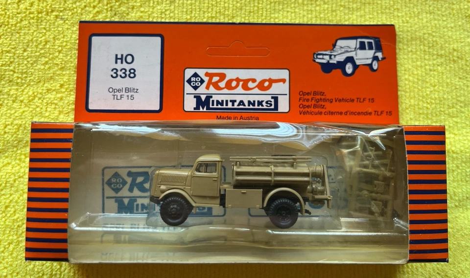 Roco Minitanks HO 338 escala 1:87 Opal Blitz TLF 15 nuevo en paquete Foto 1 de 1