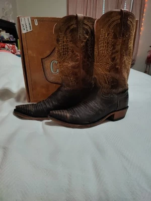 Lucchese Men's 10D Stonewashed Lizard N3004. - Image 1 of 4