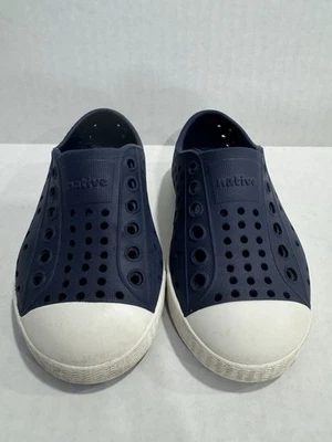 Sapatos impermeáveis infantis nativos tamanho 6c azul marinho unissex - Imagem 1 de 4