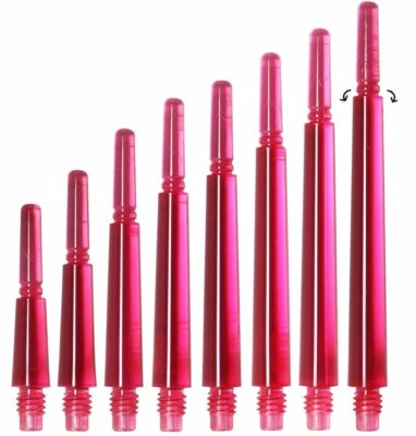 Cosmo Darts Fit Shafts Gear Normal Spinning KLAR PINK