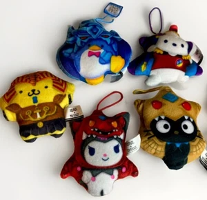 McDonald Yugioh x Hello Kitty and Friends Lot Of 5 Plush Toys Collectible - Picture 1 of 8