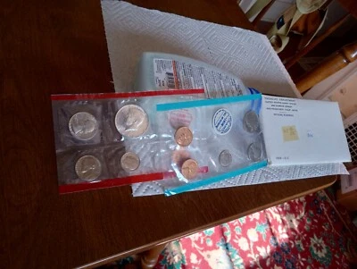 Pair 1968 & 1969 Silver U.S. Mint Sets in OGP -- 20 TOTAL COINS WITH SILVER! - Image 1 of 4