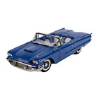 Danbury Mint 1958 Ford Thunderbird Convertible Monarch Blue 1:24 Diecast Car