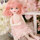 Cute 1/6 Bjd Doll Ball Jointed Girl Face Makeup Eyes Wig Hair Clothes Gift Toy