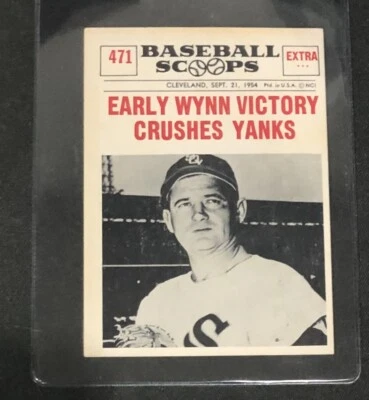 1961 Nu-Card Scoops #471 Early Wynn - Image 1 of 2