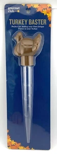 Gourmet Club Turkey Baster w/Brown Turkey Shaped Handpump - New - Picture 1 of 2