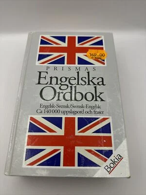 PRISMAS ENGELSKA ORDBOK 1997 HC Grammatik Engelsk-Svensk-Svensk-Engelsk - Image 1 of 4
