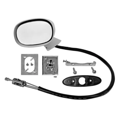 Espejo retrovisor exterior remoto LH para Chevy Chevelle 1970-1972 Foto 1 de 4