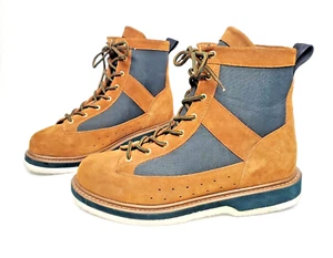 Hodgman Wadelite Leather Felt Sole Fly Fishing Wading Boots Men's US 13 - Picture 1 of 9