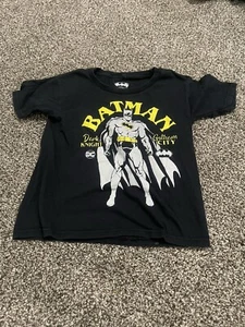 Batman Black Dark Night Gotham City Graphic Short Sleeve Shirt XS - Picture 1 of 7