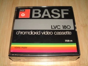 BASF Chromdioxid Video Cassette LVC 180 Long Play 709 m NEU / OVP - Bild 1 von 4