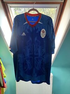 Rare Adidas Team GB Football Shirt Size XXL 2012 Olympics London VGC Retro 🚨