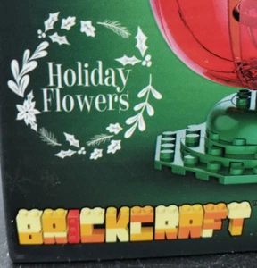 Brickcraft Bricktanicals "Fiore delle vacanze" e vaso rosso "Scegli i tuoi preferiti" - NUOVO - Foto 1 di 41