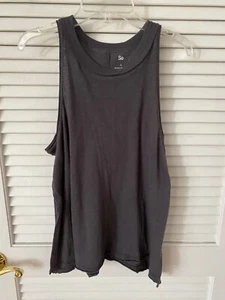 NEW SO Brand Juniors Charcoal Sleeveless Tank Top Size Small - Picture 1 of 3