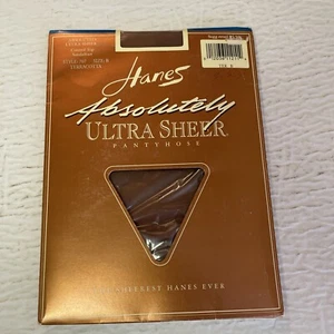 Hanes Absolutely Ultra Sheer Control Top Sandlefoot Terracotta Gr. B - Bild 1 von 6