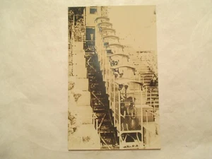 RPPC Real Photo Postcard Incline Mechanical Passengers cage - Picture 1 of 2